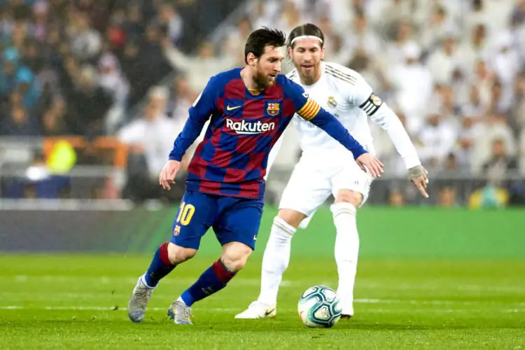 Sergio Ramos et Lionel Messi (Photo by Pressinphoto/Icon Sport)