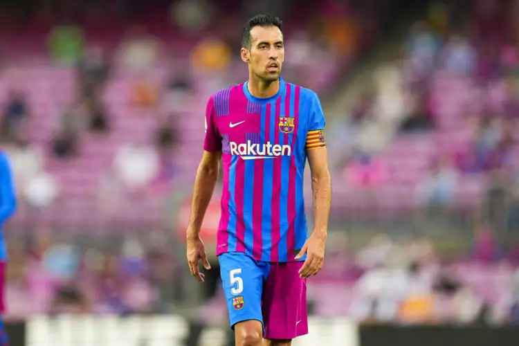 Sergio Busquets of FC Barcelona