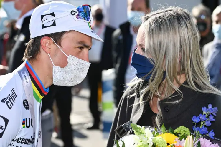 Julian Alaphilippe et Marion Rousse 
By Icon Sport