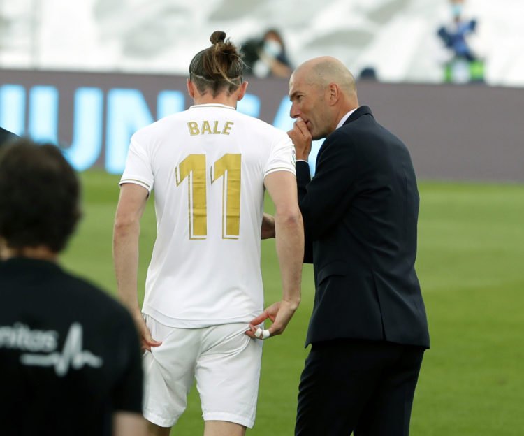 Zidane and Gareth Bale - Photo by Icon Sport