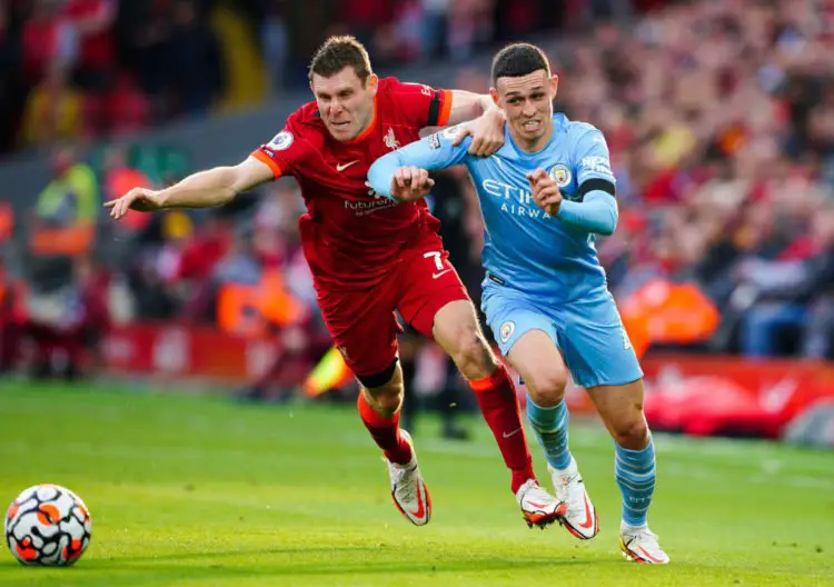 Liverpool - James Milner et Manchester City - Phil Foden 
Photo by Icon Sport