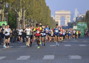 Marathon de Paris (Photo by Aude Alcover/Icon Sport)
