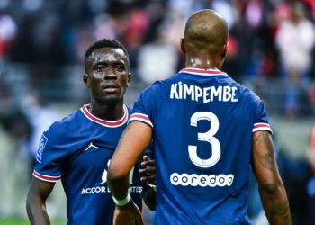 Idrissa Gueye et Presnel Kimpembe (Photo by Anthony Dibon/Icon Sport)