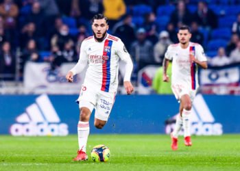 Rayan Cherki pendant Lyon-Monaco le 16 octobre 2021. Philippe Lecoeur/FEP/Icon Sport