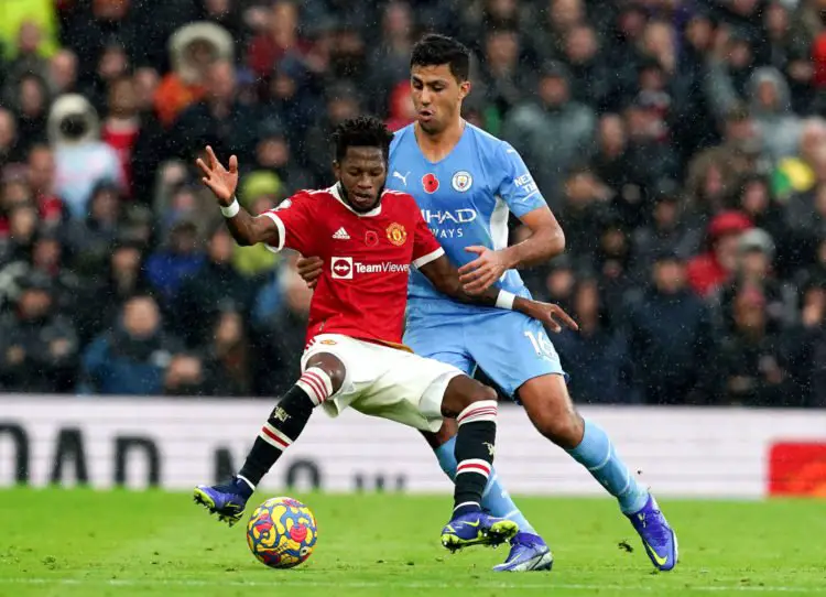 Manchester United - Fred et Manchester City - Rodri.
By Icon Sport
