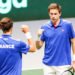 Pierre-Hugues Herbert et Nicolas Mahut vainqueurs de leur double en Coupe Davis. Gepa / Icon Sport