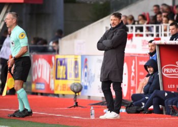 Niko Kovac pendant Brest-Monaco le 31 octobre 2021. Anthony Bibard/FEP/Icon Sport