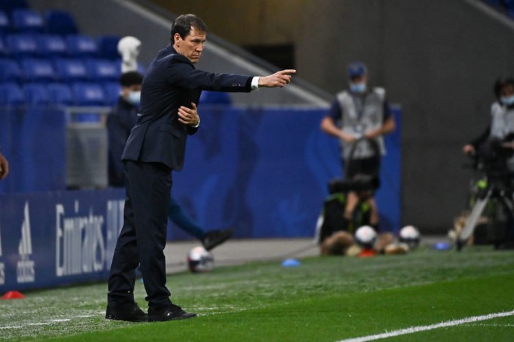 Rudi GARCIA head coach of Lyon  during the Ligue 1 match between Lyon and OGC Nice at Groupama Stadium on May 23, 2021 in Lyon, France. (Photo by Alexandre Dimou/Icon Sport) - Rudi GARCIA - Groupama Stadium - Lyon (France)