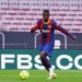 Ousmane Dembélé lors de son dernier match avec le BArça le 16 mai 2021. Actionplus / Icon Sport