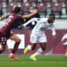 Kamaldeen Sulemana qui dribble un défenseur de Metz. Baptiste Fernandez/Icon Sport