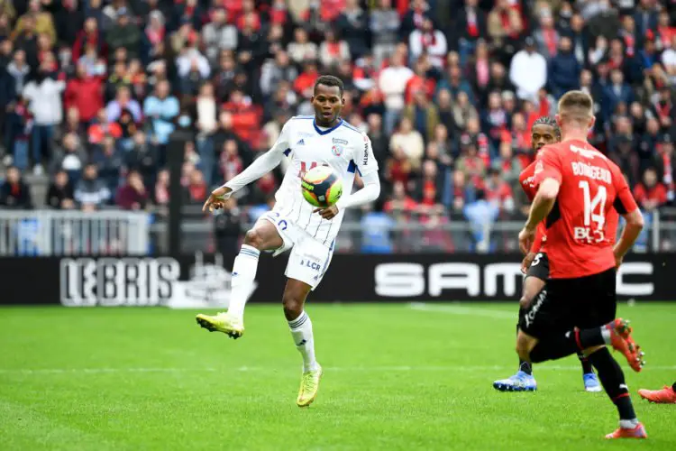 Habib Diallo à Rennes le 24 octobre 2021.  Christophe Saidi/FEP/Icon Sport