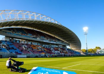 General view of Stade Gabriel Montpied ahead of the French Ligue 1 Uber Eats soccer match between Clermont and Lille at Stade Gabriel Montpied on October 16, 2021 in Clermont-Ferrand, France. (Photo by Baptiste Fernandez/Icon Sport) - --- - Stade Gabriel-Montpied - Clermont Ferrand (France)