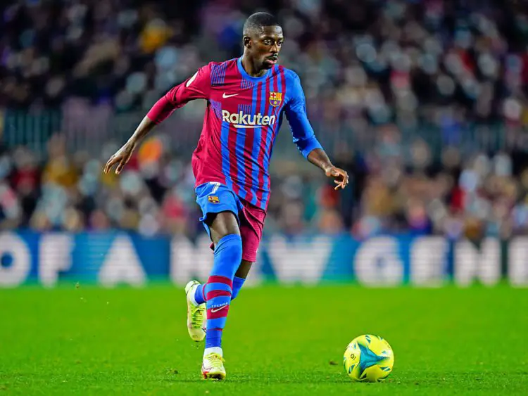 Ousmane Dembélé avec le FC Barcelone. Pressinphoto / Icon Sport