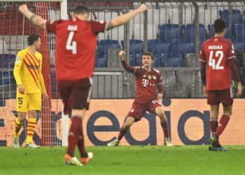 Thomas Muller buteur face au Barça. PictureAlliance / Icon Sport