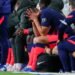 Luis Suarez sur le banc après sa sortie sur blessure. Global Imagens / Icon Sport