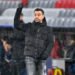Xavi sur le banc du Barça face au Bayern Munich. PictureAlliance / Icon Sport