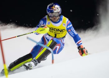 Alexis Pinturault deuxième du slalom de Madonna. Gepa / Icon Sport