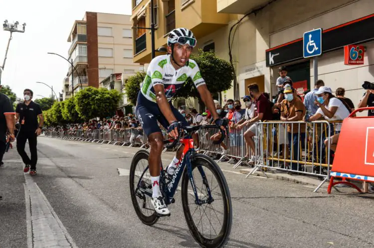 Egan Bernal lors de la Vuelta 2021. Sirotti / Icon Sport