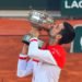 Novak Djokovic qui remporte Roland-Garros en 2021. Baptiste Fernandez/Icon Sport