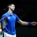 Novak Djokovic à Madrid en Coupe Davis. Pixsell / Icon Sport
