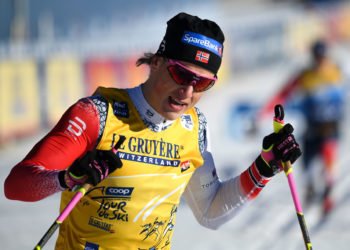 Johannes Klaebo remporte le sprint classique du Tour de ski. Sputnik / Icon Sport