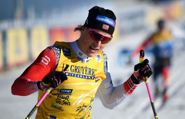 Johannes Klaebo remporte le sprint classique du Tour de ski. Sputnik / Icon Sport