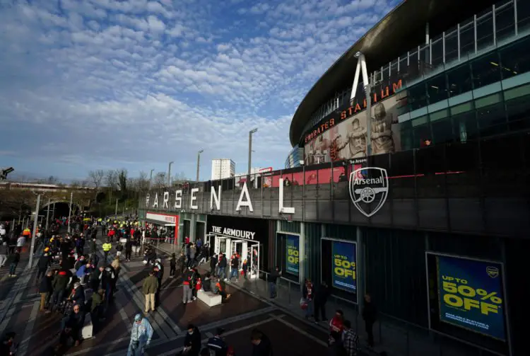 L'Emirates Stadium, où doit se jouer la demi-finale aller de Carabao Cup entre Liverpool et Arsenal le 6 janvier 2022