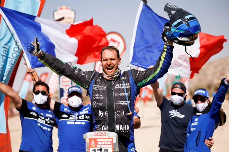 Alexandre Giroud vainqueur du Dakar en quad. Abaca / Icon Sport