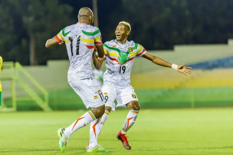 Ibrahima Kone of Mali and Moussa Djenepo of Mali 
Cyril Ndegeya/Sports Inc By Icon Sport