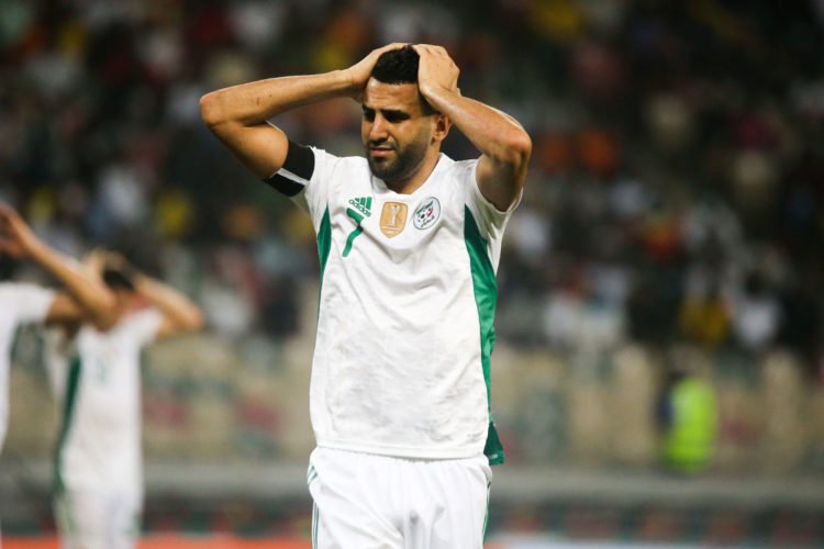 Riyad Mahrez avec l'Algérie à la CAN. Icon Sport