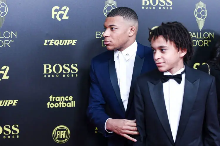 Kylian MBAPPE et Ethan MBAPPE (Photo by Anthony Dibon/Icon Sport)
