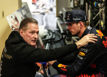 Max Verstappen et Jos Verstappen - Photo by Icon sport