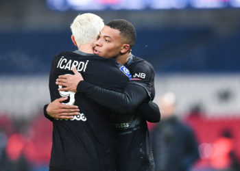 Kylian MBAPPE et Mauro ICARDI (Photo by Philippe Lecoeur/ FEP/Icon Sport) - Photo by Icon sport