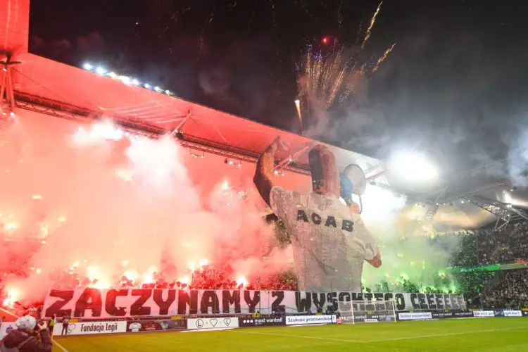 Fans during the Ekstraklasa Championship match between Legia Warszawa and Cracovia Krakow in Warsaw on February 17th, 2019.
Photo : Newspix / Icon Sport