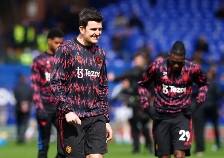 Manchester United Harry Maguire 9 avril 2022. - Photo by Icon sport
