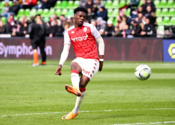 08 Aurelien TCHOUAMENI (asm) during the Ligue 1 Uber Eats match between Metz and Monaco at Stade Saint-Symphorien on April 3, 2022 in Metz, France. (Photo by Anthony Bibard/FEP/Icon Sport) - Photo by Icon sport