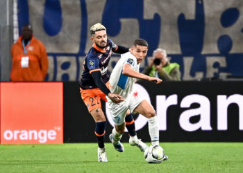 Remy CABELLA (mhsc) 07 Amine HARIT (om)  (Photo by Alexandre Dimou/FEP/Icon Sport)