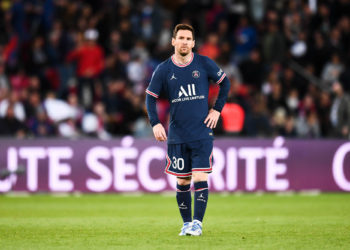 30 Lionel MESSI (psg) during the Ligue 1 Uber Eats match between Paris Saint Germain and Marseille at Parc des Princes on April 17, 2022 in Paris, France. (Photo by Philippe Lecoeur/FEP/Icon Sport) - Photo by Icon sport