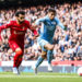 Mohamed Salah et Joao Cancelo - Picture credit should read: Darren Staples / Sportimage - Photo by Icon sport
