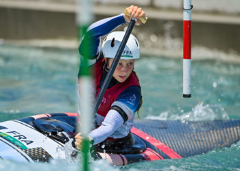 21 July 2021; Marjorie Delassus of France during a training session at the Kasai Canoe Slalom Centre ahead of the start of the 2020 Tokyo Summer Olympic Games in Tokyo, Japan. Photo by Brendan Moran/Sportsfile 
Photo by Icon Sport