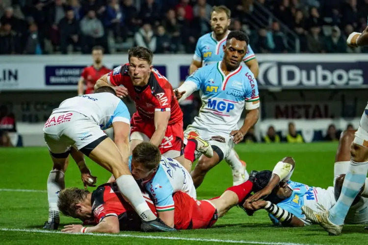 Adrian SANDAY Oyonnax Rugby  Pro D2 au Stade Jean Dauger le 10 mars 2022 à Bayonne, France. (Photo by Pierre Costabadie/Icon Sport)