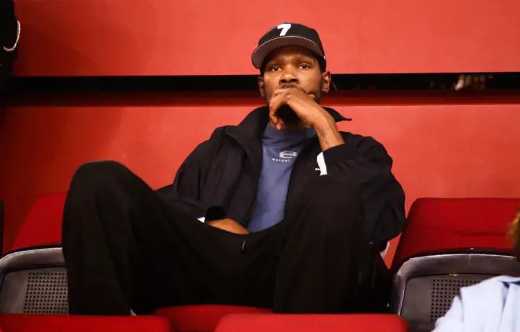 Kevin DURANT, NBA star during the Turkish Airlines Euroleague Quarter Final match between Olympiakos and AS Monaco, at Le Piree, Greece on May 4th 2022 
Photo by Eurokinissi / Icon Sport
