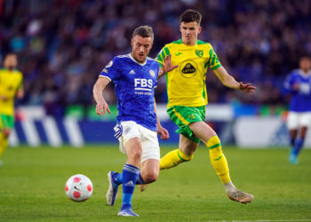 Leicester City Jamie Vardy le 11 mai 2022. - Photo by Icon sport