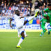 Carlens ARCUS (aja) - Denis BOUANGA (asse) Playoff Down Ligue 1 Uber Eats à l'Abbe-Deschamp le 26 mai 2022 à Auxerre, France. (Photo by Anthony Bibard/FEP/Icon Sport)