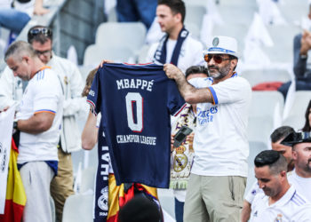 Fan du Real Madrid au Stade de France le 28 mai 2022 à Paris, France. (Photo by Johnny Fidelin/Icon Sport)