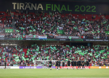 TIRANA,ALBANIA 25 mai 2022 -  AS Roma vs Feyenoord Rotterdam : GEPA pictures/ Armin Rauthner - Photo by Icon sport