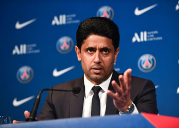 Nasser Al-Khelaïfi (Photo by Philippe Lecoeur/FEP/Icon Sport)