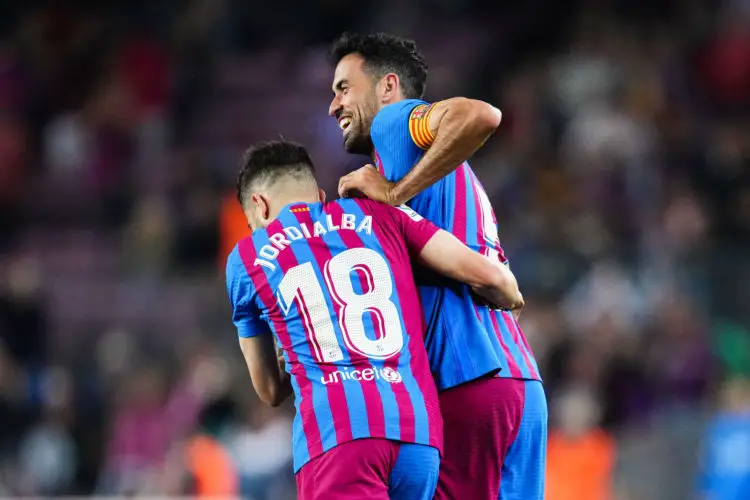 Sergio Busquets et Jordi Alba - FC Barcelone