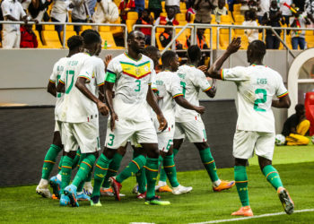 Sadio Mane of Senegal celebrates goal during the 2023 Africa Cup of Nations qualifying football match between Senegal and Benin held at Stade Olympique de Diamniadio, Diamniadio,Senegal on 4 June 2022 ©Sports Inc - Photo by Icon sport