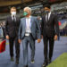 Le Président de la République Emmanuel MACRON, Bernard CAIAZZO ASSE et Nasser AL-KHELAIFI president Paris Saint Germain le 24 juillet  2020 à Paris, France. -
Photo by Icon Sport